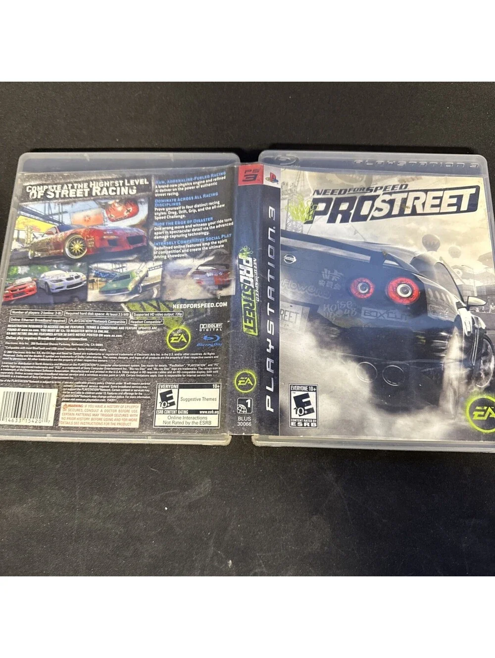 Need for Speed Prostreet (Playstation 3, PS3) No Manual Tested